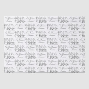 Das Pferdegewebe einer Frau Seidenpapier