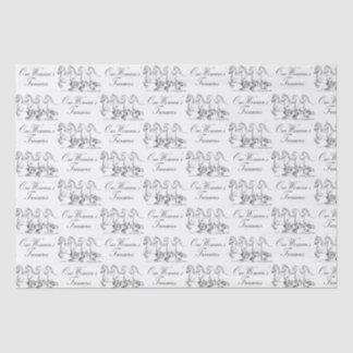 Das Pferdegewebe einer Frau Seidenpapier