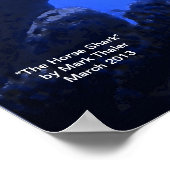 Das Pferdehai-Poster Poster (Ecke)