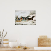 Das Pferderennen - 1848 Poster (Küche)