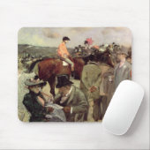 Das Pferderennen, c.1890 Mousepad (Mit Mouse)