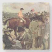 Das Pferderennen, c.1890 Steinuntersetzer (Vorderseite)