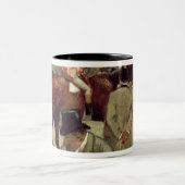 Das Pferderennen, c.1890 Zweifarbige Tasse (Mittel)