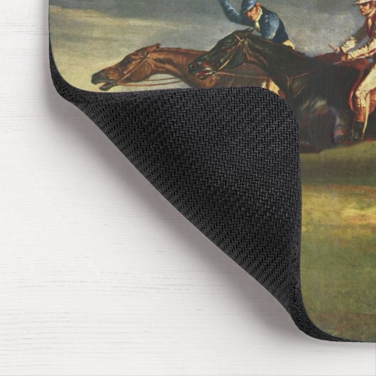 Das Pferderennen der Epsom Derby im Jahr 1821 Mousepad (Ecke)
