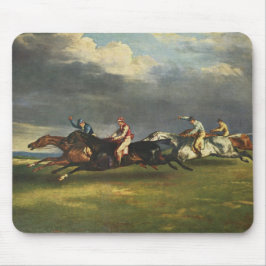 Das Pferderennen der Epsom Derby im Jahr 1821 Mousepad