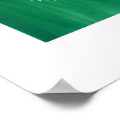 Das Pferderennen-Gemälde Poster (Ecke)