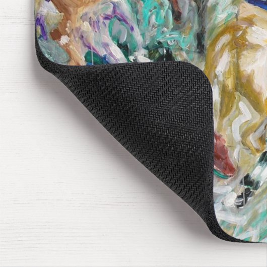 Das Pferderennen Mousepad (Ecke)