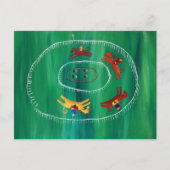 Das Pferderennen Postkarte (Vorderseite)