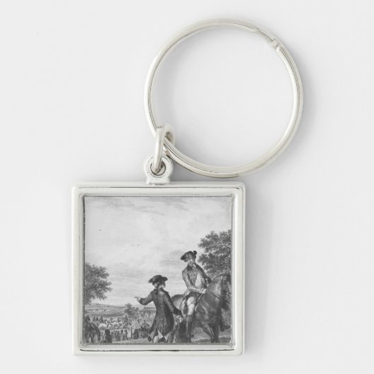 Das Pferderennen Schlüsselanhänger (Vorne)
