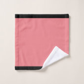 Das Pferderennen + Schwarz Badhandtuch Set (Waschlappen)