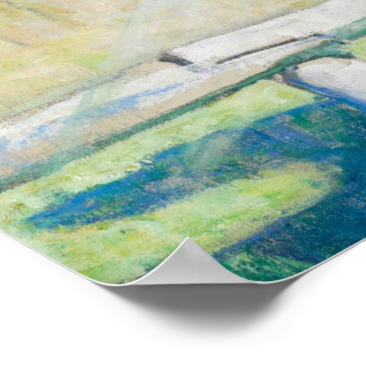 Das Pferderennen von Newell Convers Wyeth Poster (Ecke)