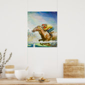 Das Pferderennen von Newell Convers Wyeth Poster (Küche)