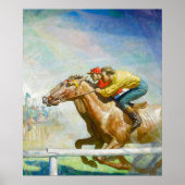 Das Pferderennen von Newell Convers Wyeth Poster (Vorne)