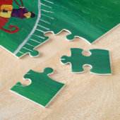 Das Pferderennen zeitgenössische Kunst-Akrylenmale Puzzle (Seite)