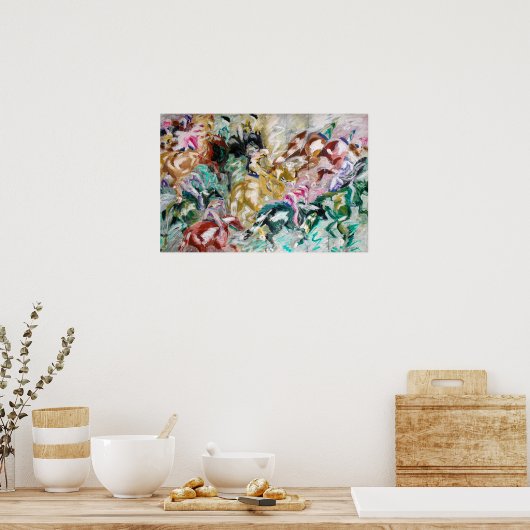 Das Pferderennposter Poster (Küche)