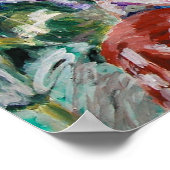 Das Pferderennposter Poster (Ecke)