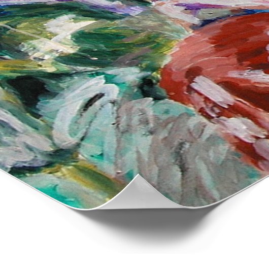 Das Pferderennposter Poster (Ecke)