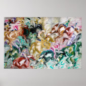 Das Pferderennposter Poster (Vorne)