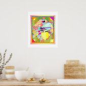 Das Pferderennposter Poster (Küche)