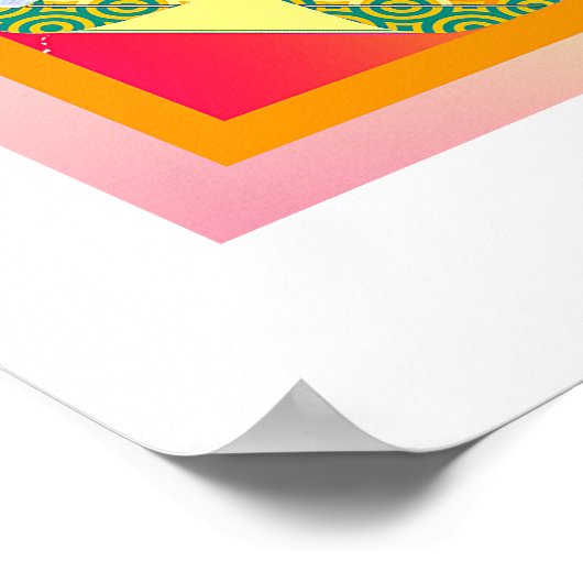 Das Pferderennposter Poster (Ecke)