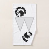 Das Pferdeschlitten bringt dich zum Lächeln Badhandtuch Set (Handtuch)