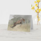 Das Pferdespringen Karte (Gelbe Blume)