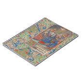 Das Pfingstmittelalterliche Illustrierte Manuskrip Notizblock (Linke Seite)