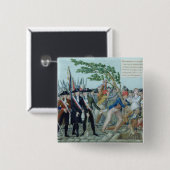 Das Pflanzen eines Baums der Freiheit, c.1789 Button (Vorne & Hinten)