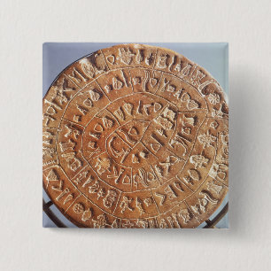 Das Phaistos Disc, mit unbekannter Bedeutung Button