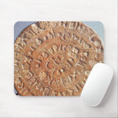 Das Phaistos Disc, mit unbekannter Bedeutung Mousepad (Mit Mouse)