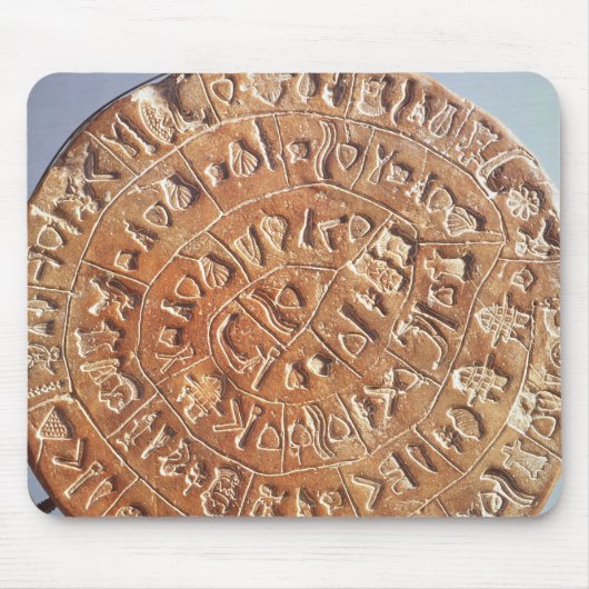 Das Phaistos Disc, mit unbekannter Bedeutung Mousepad (Vorne)