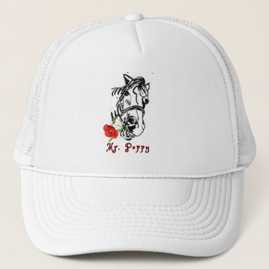 DAS PHANTASTISCHE HERR POPPY TRUCKER HAT TRUCKERKAPPE (Vorderseite)