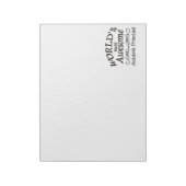 Das Phantastischste Assistenzprinzip der Welt Notizblock (Rotiert)