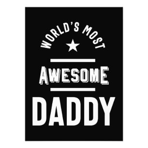 Das Phantastischste Daddy-T - Shirt der Welt Fotodruck