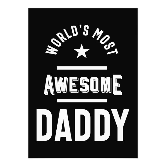 Das Phantastischste Daddy-T - Shirt der Welt Fotodruck (Vorne)
