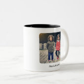 Das Phantastischste Nonna Est Date Foto Geschenk Zweifarbige Tasse (VorderseiteRechts)