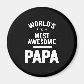 Das Phantastischste Papa-Vater-Geschenk der Welt Magnet (Vorne)