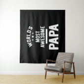 Das Phantastischste Papa-Vater-Geschenk der Welt Wandteppich (Beispiel)