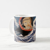 Das Phantom der großen Welle Kaffeetasse (Vorderseite Links)