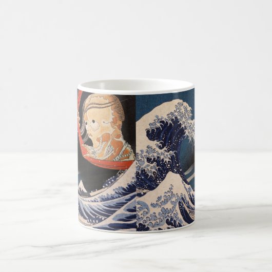 Das Phantom der großen Welle Kaffeetasse (Mittel)