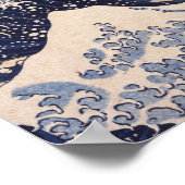 Das Phantom der großen Welle Poster (Ecke)