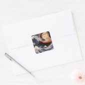 Das Phantom der großen Welle Quadratischer Aufkleber (Umschlag)