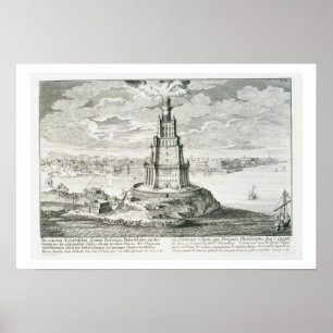 Das Pharos von Alexandria, überziehen 9 von Poster