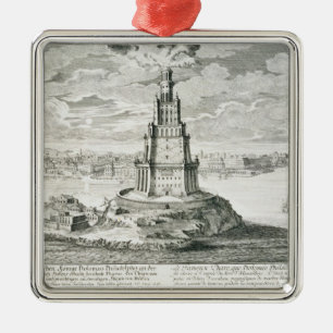 Das Pharos von Alexandria, überziehen 9 von Silbernes Ornament