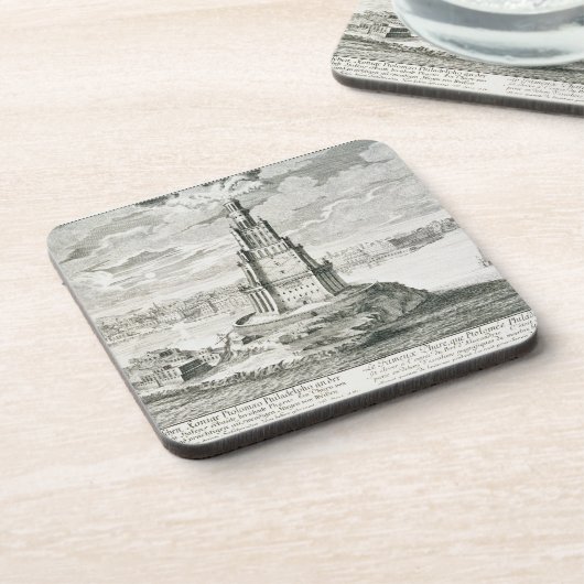 Das Pharos von Alexandria, überziehen 9 von Untersetzer (Linke Seite)