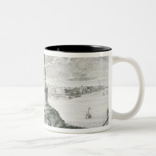 Das Pharos von Alexandria, überziehen 9 von Zweifarbige Tasse