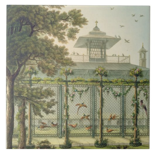 Das Pheasantry, graviert von Joseph Constantine Fliese (Vorderseite)