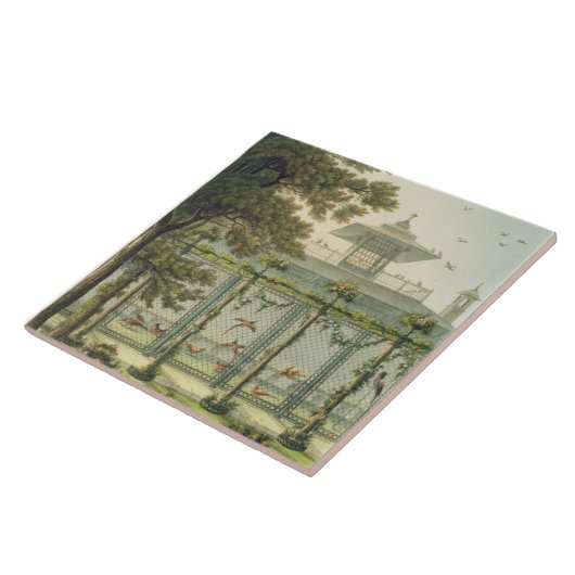 Das Pheasantry, graviert von Joseph Constantine Fliese (Seite)