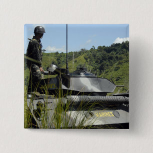 Das philippinische Marinebataillon-Landungs-Team Button