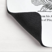 Das Phoenix, das von seiner Asche steigt Mousepad (Ecke)